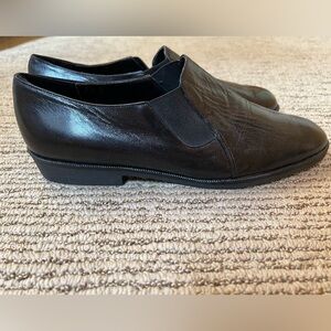 Never worn Amalfi Black Soft Leather shoe
